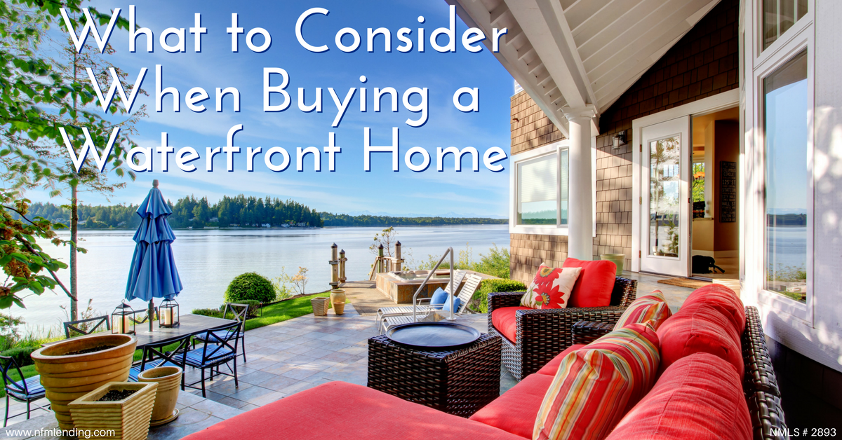 What to Consider When Buying a Waterfront Home