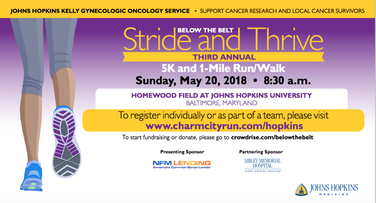 Third Annual Stride and Thrive flyer